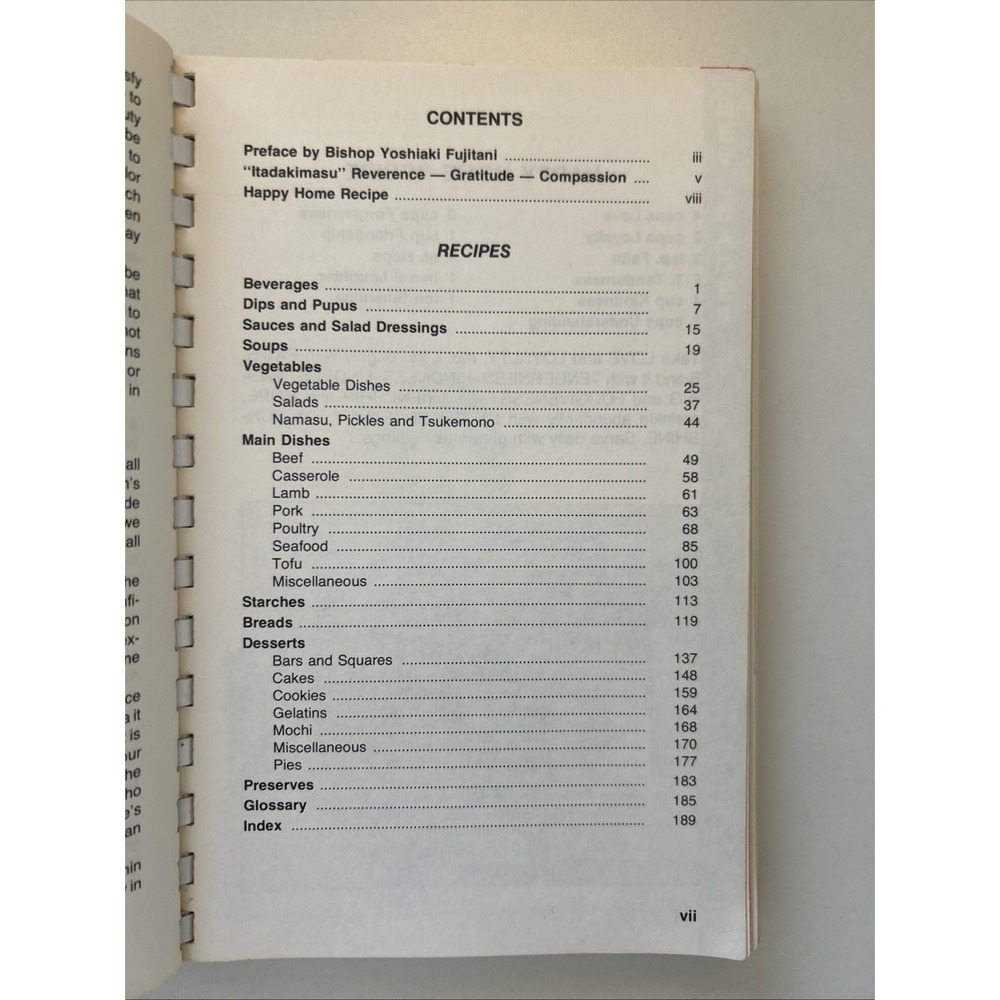 Honpa Hongwanji Hawaii Cookbook Favorite Island Cookery Book IV Vintage 1985 - Picture 5 of 15